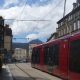 Tramway, visiste, balade, ville, architecture, Clermont, Montferrand