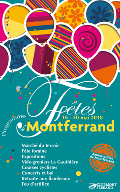 affiche 2018 de la fête de Montferrand